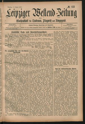 Leipziger Westend-Zeitung vom 13.10.1896