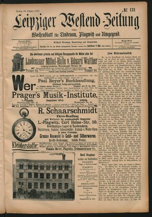 Leipziger Westend-Zeitung vom 30.10.1896