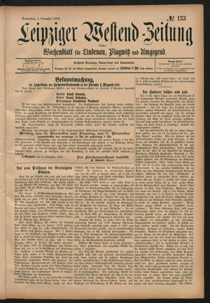 Leipziger Westend-Zeitung on Nov 5, 1896
