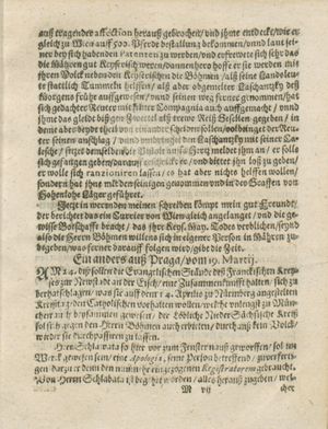Zeitung auß Deutschlandt, Welschlandt, Franckreich, Böhmen, Hungarn, Niederlandt und andern Orten vom 08.04.1619