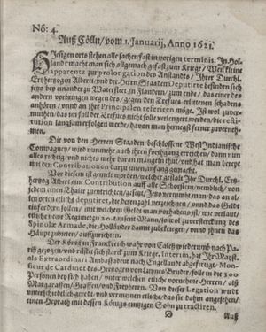 Bericht waß sich zugetragen unnd begeben on Feb 8, 1621