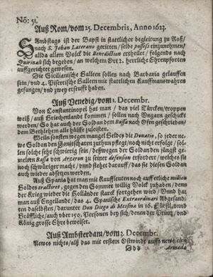 Zeitung so im ... Jahr von Wochen zu Wochen colligirt und zusammen getragen worden on Jan 1, 1624