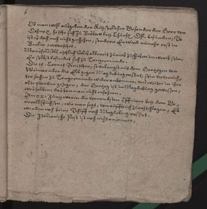 Sogenannte Aviso während des dreißigjährigen Krieges mit Handschrifts-Lettern gedruckt vom 18.05.1626