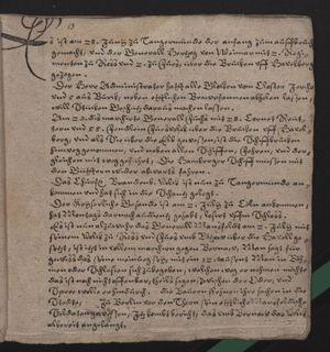 Sogenannte Aviso während des dreißigjährigen Krieges mit Handschrifts-Lettern gedruckt vom 13.07.1626