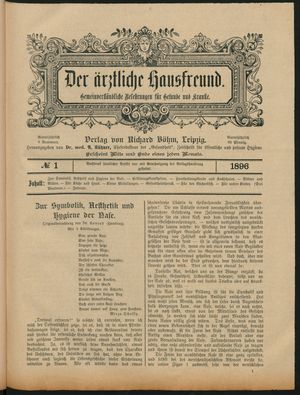 Der ärztliche Hausfreund on Jan 23, 1896