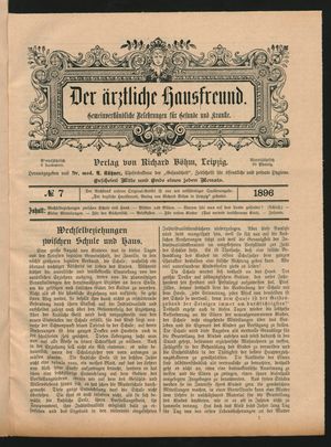 Der ärztliche Hausfreund on Apr 23, 1896