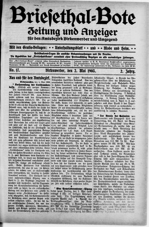 Briesetal-Bote vom 02.05.1903