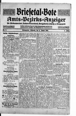 Briesetal-Bote vom 11.01.1905