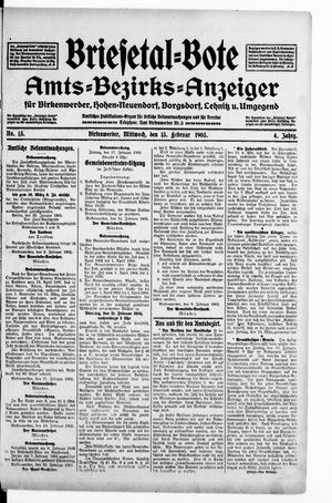 Briesetal-Bote vom 15.02.1905