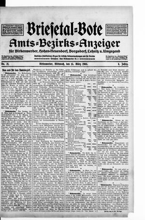 Briesetal-Bote vom 15.03.1905