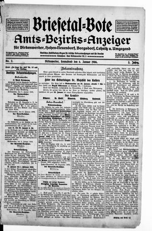 Briesetal-Bote vom 06.01.1906