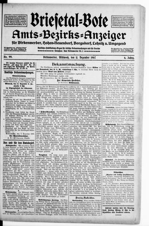 Briesetal-Bote vom 11.12.1907
