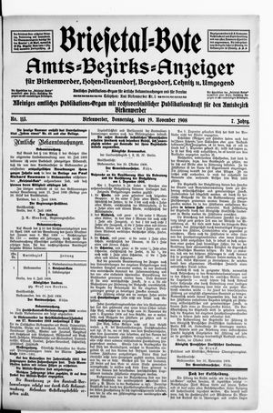 Briesetal-Bote vom 19.11.1908