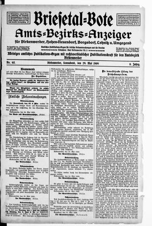 Briesetal-Bote vom 29.05.1909