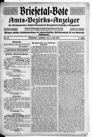 Briesetal-Bote vom 05.06.1909