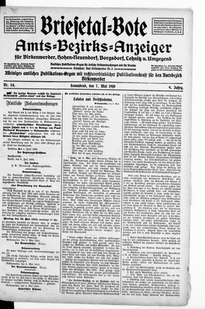 Briesetal-Bote vom 07.05.1910