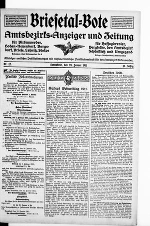 Briesetal-Bote vom 28.01.1911