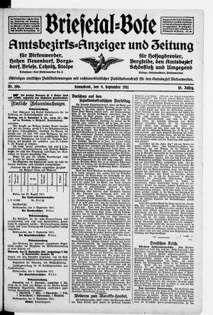 Briesetal-Bote vom 09.09.1911