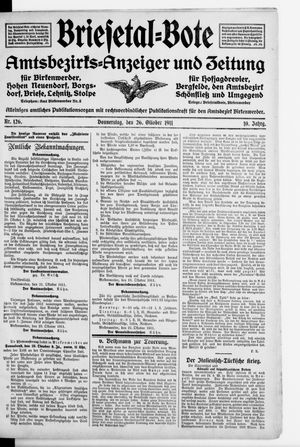 Briesetal-Bote vom 26.10.1911