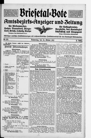 Briesetal-Bote vom 24.10.1912