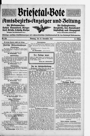Briesetal-Bote vom 19.11.1912