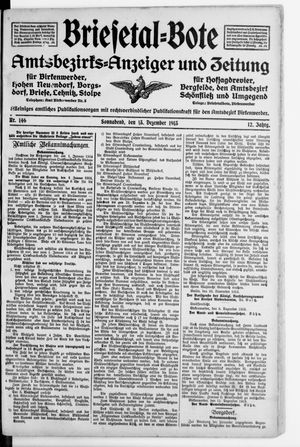 Briesetal-Bote vom 13.12.1913