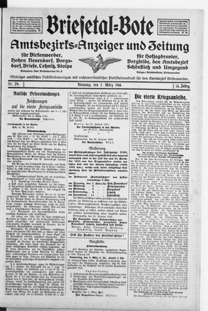 Briesetal-Bote vom 07.03.1916