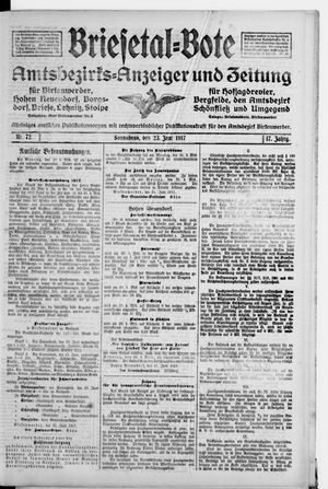 Briesetal-Bote on Jun 23, 1917