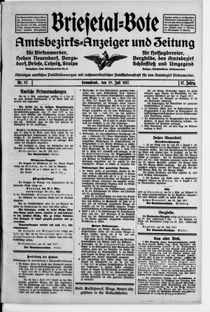 Briesetal-Bote on Jul 28, 1917