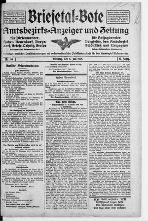 Briesetal-Bote on Jul 8, 1918