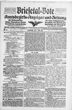 Briesetal-Bote vom 08.07.1922
