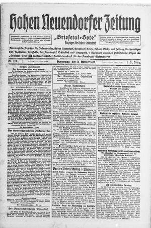 Briesetal-Bote on Oct 12, 1922