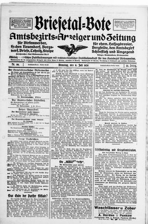 Briesetal-Bote on Jul 8, 1924
