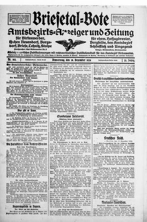 Briesetal-Bote vom 18.12.1924