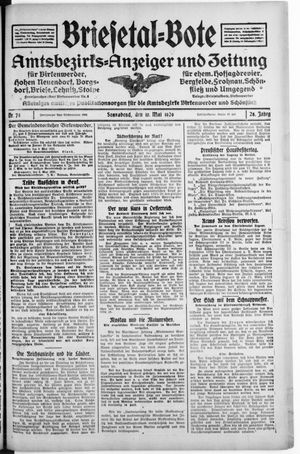 Briesetal-Bote vom 11.05.1929