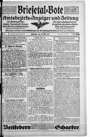 Briesetal-Bote vom 14.05.1929
