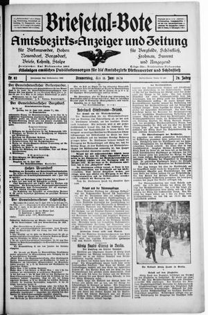 Briesetal-Bote vom 13.06.1929