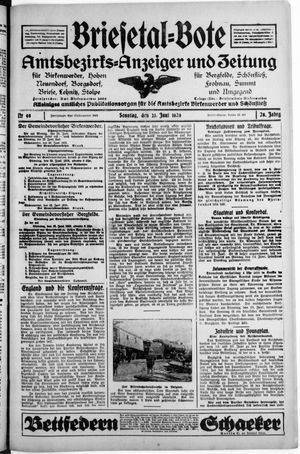 Briesetal-Bote vom 23.06.1929