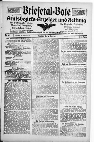 Briesetal-Bote vom 09.07.1929