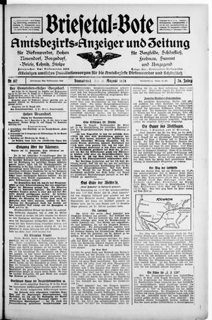 Briesetal-Bote on Aug 31, 1929