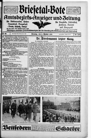 Briesetal-Bote vom 08.10.1929