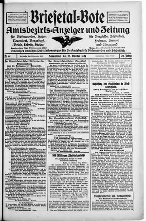 Briesetal-Bote vom 12.10.1929
