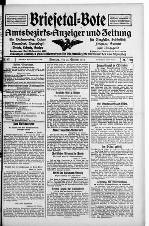 Briesetal-Bote on Oct 22, 1929