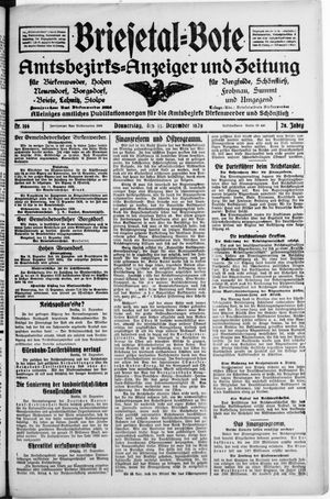 Briesetal-Bote vom 12.12.1929
