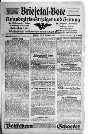 Briesetal-Bote vom 31.12.1929