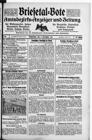 Briesetal-Bote vom 08.11.1930
