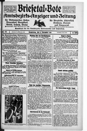 Briesetal-Bote on Nov 5, 1931