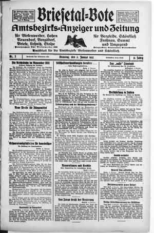 Briesetal-Bote vom 05.01.1932