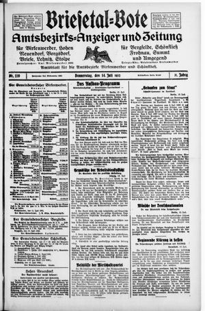Briesetal-Bote vom 14.07.1932