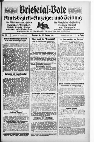 Briesetal-Bote vom 28.08.1932